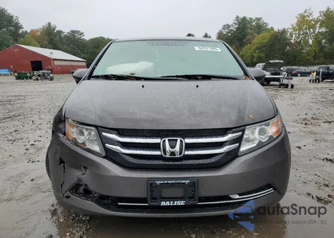 2014 Honda Odyssey Ex z USA, uszkodzony, nr VIN 5FNRL5H46EB084191